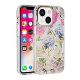 For Apple iPhone SE 2022 3rd/SE 2020/8/7 Fashion Floral IMD Design Flower Pattern Hybrid Protective Hard TPU Slim Back  Phone Case Cover