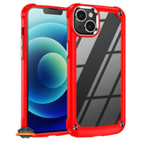 For Apple iPhone 14 Plus (6.7") Heavy Duty Hybrid Clear back Shield Hard TPU Bumper Edge Frame Shockproof Protective  Phone Case Cover