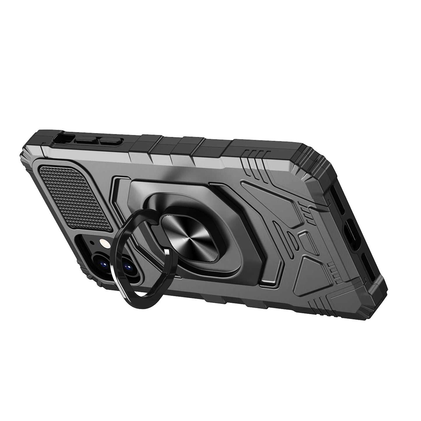 For Nokia G400 5G Tough Hybrid 2in1 Dual Layer with Rotate Magnetic Ring Stand Holder Kickstand, Rugged Shockproof  Phone Case Cover