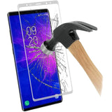 For Samsung Galaxy Note 9 Premium Tempered Glass Screen Protector Designed to allow full functionality Fingerprint Unlock 3D Curved Edge Glass Full coverage Clear Screen Protector