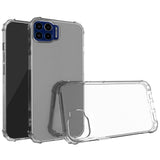For Motorola Moto G 5G UW (Verizon) Hybrid Transparent Thick Pure TPU Rubber Silicone 4 Corners Gel Shockproof Protective Slim Back Clear Phone Case Cover