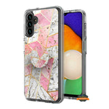 For Samsung Galaxy A13 5G Elegant Pattern Design Bling Glitter Hybrid Cases with Ring Stand Pop Up Finger Holder Kickstand  Phone Case Cover