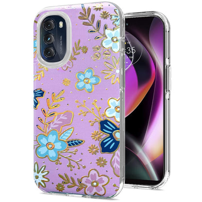 For Samsung Galaxy S22 Ultra Stylish Gold Layer Design Hybrid Rubber TPU Hard PC Shockproof Armor Rugged Slim  Phone Case Cover
