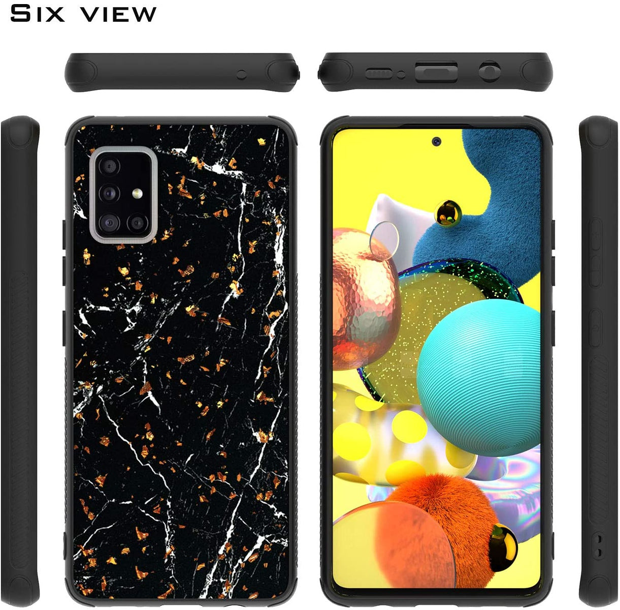 For Motorola Moto G Stylus 5G 2022 Marble Fashion Stone Stylish Flake Glitter Bling Hybrid Slim Glossy TPU Rubber Hard Marble Rainbow Phone Case Cover