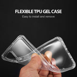 For Samsung Galaxy S22 /Plus Ultra Air Armor Designed Transparent Hybrid Shock-Absorbing Corners Soft TPU + Hard Polycarbonate Frame  Phone Case Cover