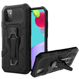 For Motorola Moto G Stylus 2021 5G Version Heavy Duty Dual Layers Hybrid Shockproof Shell with Built in Metal Clip Holder & Kickstand  Phone Case Cover