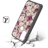 For Motorola Moto G Pure Graphic Design Pattern Hard PC Soft TPU Silicone Protection Hybrid Shockproof Armor Rugged Bumper Floral Bouquet Phone Case Cover