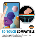 For TCL 30 Z Screen Protector, 9H Hardness Full Glue Adhesive Tempered Glass 3D Curved HD Glass Protector Clear Black Screen Protector