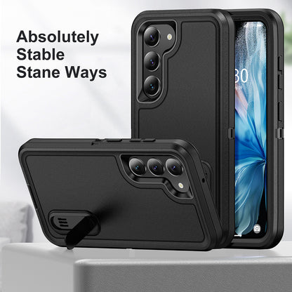 For Samsung Galaxy S23 /Plus /Ultra Hybrid Ultra Protective Hybrid Armor 3 in 1 Shockproof with Kickstand Heavy Duty Rugged  Phone Case Cover