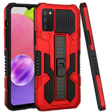For Samsung Galaxy A03S Hybrid Tough Rugged [Shockproof] Dual Layer Protective with Kickstand Military Grade Hard TPU  Phone Case Cover