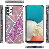For Samsung Galaxy A53 5G Glitter Bling Diamond Rhinestone Sparkly Bumper Fashion Shiny Fancy Cases Hybrid Rugged  Phone Case Cover