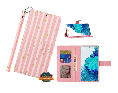 For Motorola Edge+ 2022 /Edge Plus Design Wallet Case ID Money Credit Card Holder Leather Pocket Flip Pouch & Strap  Phone Case Cover