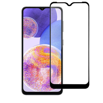For Samsung Galaxy A23 5G Screen Protector Tempered glass Protective Film [3D Curved Full Coverage] [9H Hardness] [No bubbles] [Case Friendly] Clear Black Screen Protector
