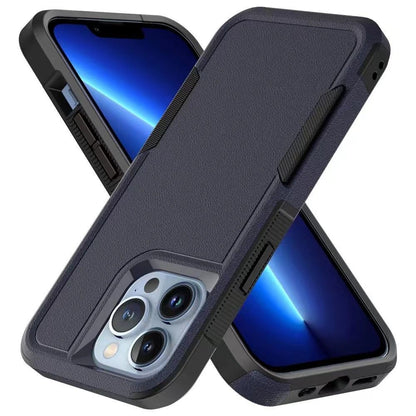 For Apple iPhone 14 Pro Max (6.7") Tough Hybrid Rugged Hard Shockproof Drop-Proof 3in1 Protection, Military Grade Armor  Phone Case Cover