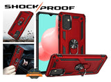 For Samsung Galaxy A73 5G Military Grade Heavy Duty Rugged Dual Layers Shockproof Hybrid Protection with Ring Kickstand  Phone Case Cover