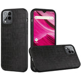 For T-Mobile Revvl 6 5G Ultra Slim Thin PU Leather Crocodile Flip Snap On Hybrid Shockproof TPU PC Hard Shell Durable  Phone Case Cover