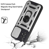 For Samsung Galaxy A53 5G Hybrid Cases with Camera Lens Cover and Ring Holder Kickstand Rugged Dual Layer Heavy Duty  Phone Case Cover
