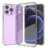 For Apple iPhone 12 /12 Pro (6.1") Transparent Hybrid Shatterproof Design Thick Soft TPU Slim Fit Drop Protection Cushion Bumper Clear Phone Case Cover