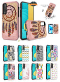 For Motorola Moto G Power 2022 Cute Design Printed Pattern Fashion Brushed Texture Shockproof Dual Layer Hybrid Slim Rubber  Phone Case Cover