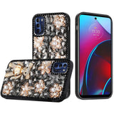 For Motorola Moto G Stylus 2022 4G Bling Clear Crystal 3D Full Diamonds Luxury Sparkle Rhinestone Hybrid  Phone Case Cover