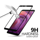 For Cricket Dream 5G Screen Protector Full Cover Tempered Glass [Edge to Edge Coverage] Full Protection Durable Tempered Glass Clear Black Screen Protector