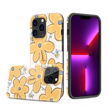 For Apple iPhone 14 /Plus Pro Max Pattern Stylish Fashion Design Hybrid Rubber TPU Hard PC Shockproof Slim  Phone Case Cover