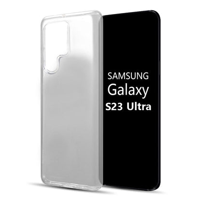 For Samsung Galaxy S23 /Plus /Ultra Crystal Clear Transparent TPU Flexible Rubber Silicone Ultra Thin Slim Gel Soft Skin  Phone Case Cover