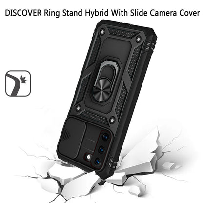 For Apple iPhone 14 Plus (6.7") Hybrid Built-in 360° Rotate Magnetic Ring Stand Camera Protection Heavy Duty Shockproof  Phone Case Cover