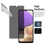 For Samsung Galaxy A73 5G Privacy Screen Protector, Anti Spy Anti Peeping Tempered Glass Full Protective Film, 9H, Anti Scratch, Easy Install Black Screen Protector