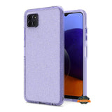 For Samsung Galaxy A22 5G Glitter Sparkle Bling Shiny Thin Ultra Slim Hybrid Shockproof Rubber Silicone Soft TPU Gel Protective  Phone Case Cover