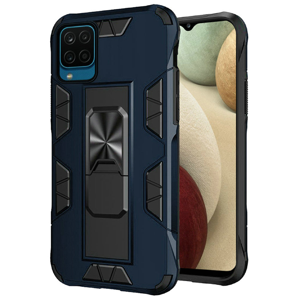 For Samsung Galaxy S22 Hybrid Magnetic Slide Ring Stand fit Car Mount Grip Holder Heavy Duty Rugged Military Grade  Phone Case Cover