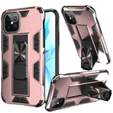 For Apple iPhone 11 (6.1") Hybrid Magnetic Slide Ring Stand fit Car Mount Grip Holder Body Heavy Duty Rugged Military Grade  Phone Case Cover