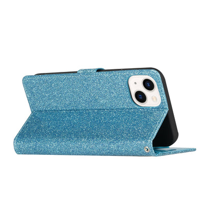 For Samsung Galaxy S22 Ultra Wallet Bow Glitter Bling Ornament Shimmer with Credit Card Slot Pocket & Lanyard  Phone Case Cover