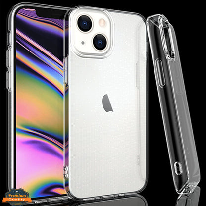 For Apple iPhone 14 /Plus Pro Max Ultra Slim Silicone Soft Skin Flexible TPU Gel Rubber Candy Gummy Protective Hybrid  Phone Case Cover