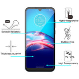 For Motorola Moto E / Moto E7 (2020) Full Coverage Tempered Glass Screen Protector Full Screen 3D Curved Cover Clear / Black Screen Protector