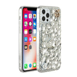 For Apple iPhone 13 Pro Max 6.7" Bling Crystal 3D Full Diamonds Luxury Sparkle Rhinestone Hybrid Protective  Phone Case Cover
