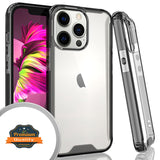 For Apple iPhone 14 /Pro Max Slim Frame Shockptoof Hybrid Rubber Silicone Gummy TPU Clear Hard Back  Phone Case Cover