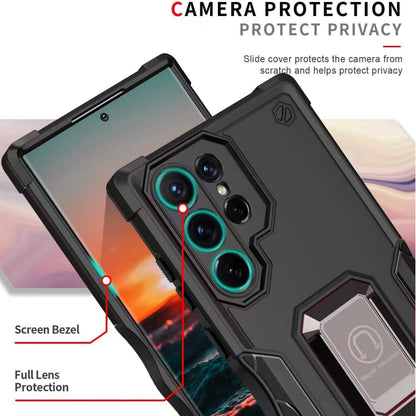 For Samsung Galaxy Z Fold 4 5G Heavy Duty Hybrid with Kickstand Ring Stand, Support Magnetic Car Mount Rugged TPU Shell  Phone Case Cover