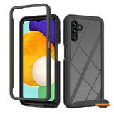 For Samsung Galaxy A13 5G Full Body Armor Slim Hybrid Double Layer Hard PC + TPU Transparent Back Rugged Frame Shockproof  Phone Case Cover