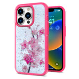 For Motorola Moto G 5G 2022 Sakura Spring Flowers Design Colorful Frame Hybrid Rubber TPU Hard PC Shockproof Slim  Phone Case Cover