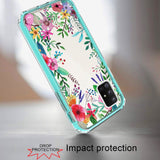 For Samsung Galaxy A71 5G Beautiful Design Hybrid Triple Layer Armor Hard PC Rubber TPU Shockproof Protective Frame  Phone Case Cover