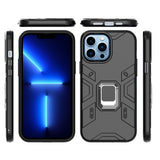 For Samsung Galaxy A03S Slim Thin Rugged Shockproof Hybrid with Magnetic Ring Stand Holder Hard PC Silicone TPU Rubber  Phone Case Cover