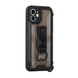 For Apple iPhone 11 Heavy Duty Military Grade Rugged Hybrid with Magnetic Kickstand, Carabiner, Bottle Beer Opener  Phone Case Cover