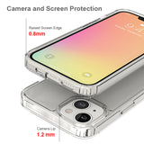 For Apple iPhone 13 / Mini Pro Max Hybrid Transparent Clear Acrylic Back Hard PC & Soft TPU Full Protective Bumper Extra Shock-Absorb  Phone Case Cover