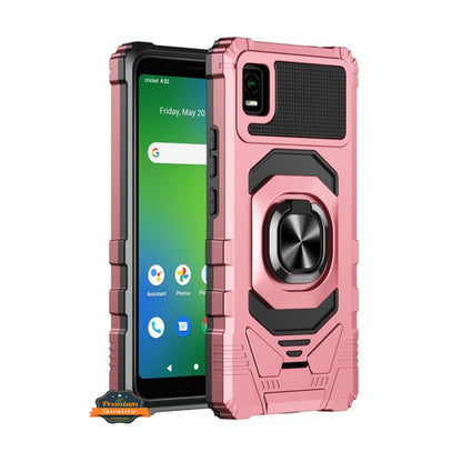 For Nokia C100 Hybrid Magnetic Car Mount 360° Rotating Ring Kickstand Stand Holder Armor Protective [Military Grade]  Phone Case Cover