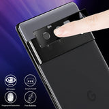 For Google Pixel 6 Camera Lens Protector Back Tempered Glass Camera [9H Clear Glass] [Case Friendly][Anti-Scratch] Full Coverage Black Screen Protector