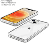 For Samsung Galaxy A13 5G Crystal Clear Back Panel + TPU Bumper Hybrid Thin Slim Hard Shockproof Defender Anti-Drop Crystal Clear Phone Case Cover