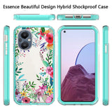 For OnePlus Nord N20 5G Beautiful Design 3 in 1 Hybrid Triple Layer Armor Hard Plastic PC Rubber TPU Shockproof Frame  Phone Case Cover