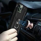 For Apple iPhone 13 /Pro Max Mini Hybrid Rugged with Belt Clip Holster Ring Stand Holder, Military Grade Fit for Magnetic Car Mount Shockproof Hybrid Rugged  Phone Case Cover