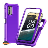 For AT&T Maestro 3 Hybrid 2in1 Front Bumper Frame Cover Square Edge Shockproof TPU + Hard PC Anti-Slip Heavy Duty  Phone Case Cover